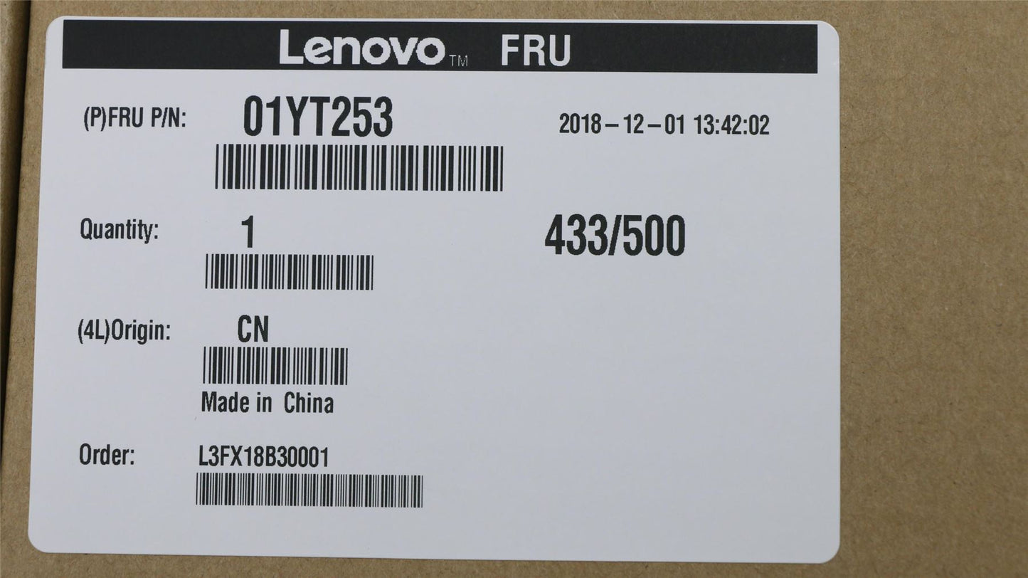 Lenovo ThinkPad T480s Bottom Base Lower Cover Black 01YT253