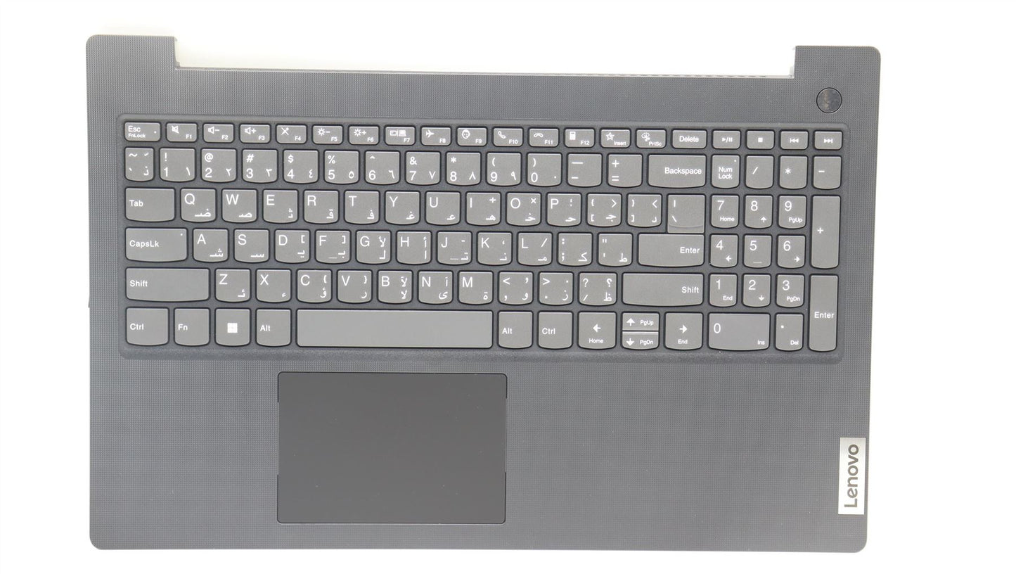 Lenovo V15 G4 AMN Palmrest Cover Touchpad Keyboard Arabic Black 5CB1L09244