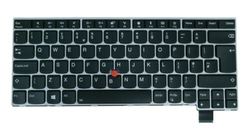 Lenovo ThinkPad T470s Keyboard UK Silver Black Backlit 01ER898