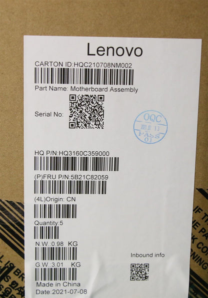 Lenovo IdeaPad 5 16ACH6 Motherboard Mainboard DIS AMDR95900HX 32G 5B21C82059