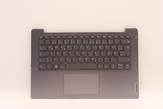 Lenovo IdeaPad 3 14IAU7 Palmrest Cover Touchpad Keyboard German Grey 5CB1H43471