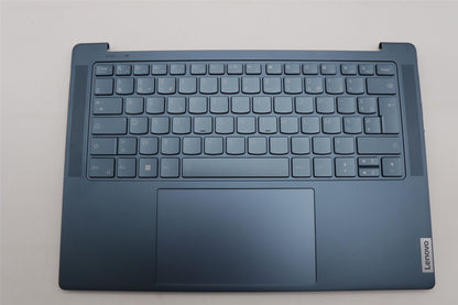 Lenovo Yoga 7 14APH8 Palmrest Touchpad Cover Keyboard French Blue 5CB1L79987