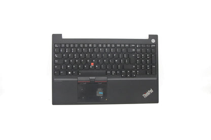 Lenovo ThinkPad E15 Keyboard Palmrest Top Cover Belgian Black Backlit 5M10V16899