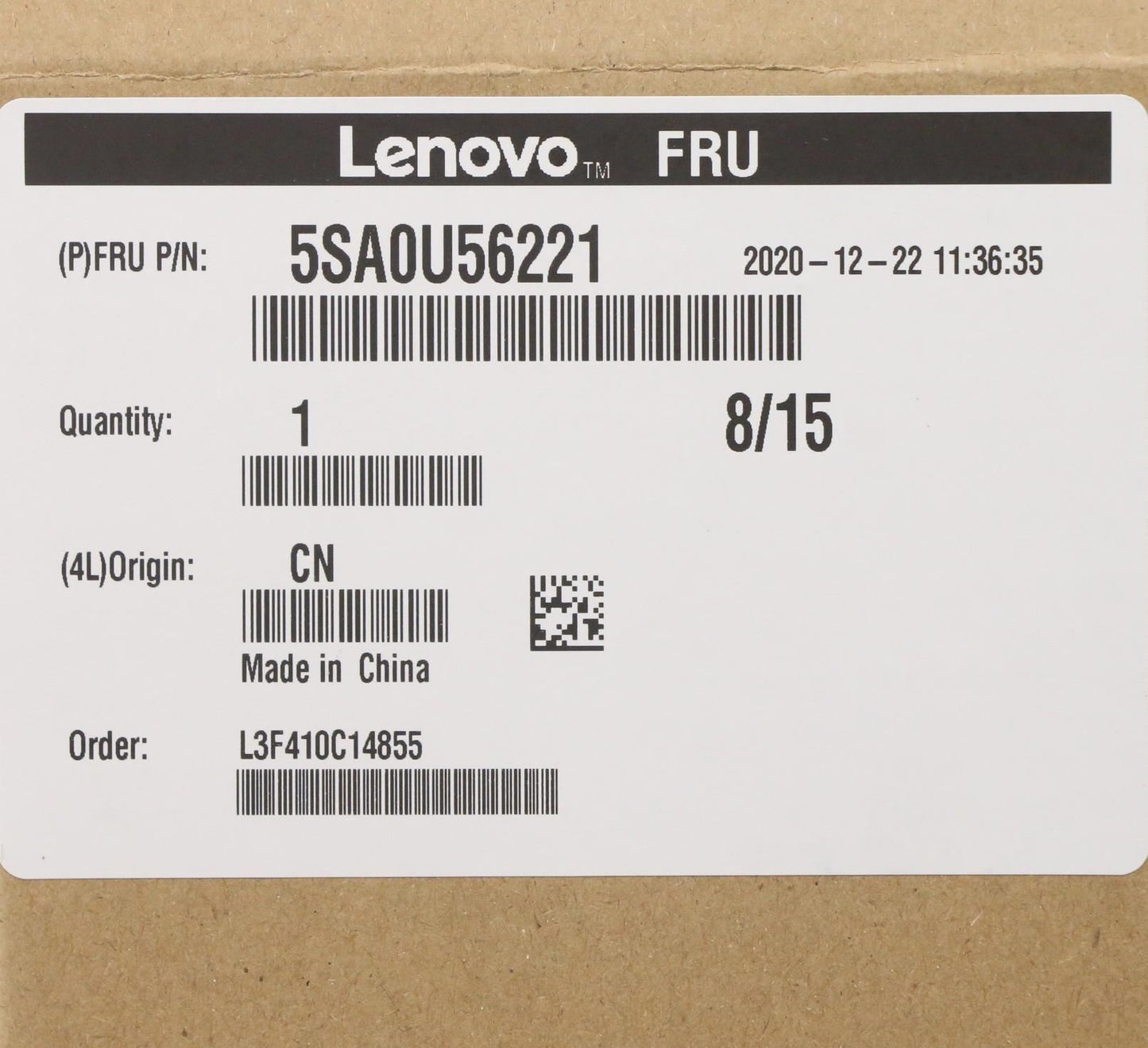 Lenovo IdeaCentre 5 14ARE05 CPU Processor 5SA0U56221