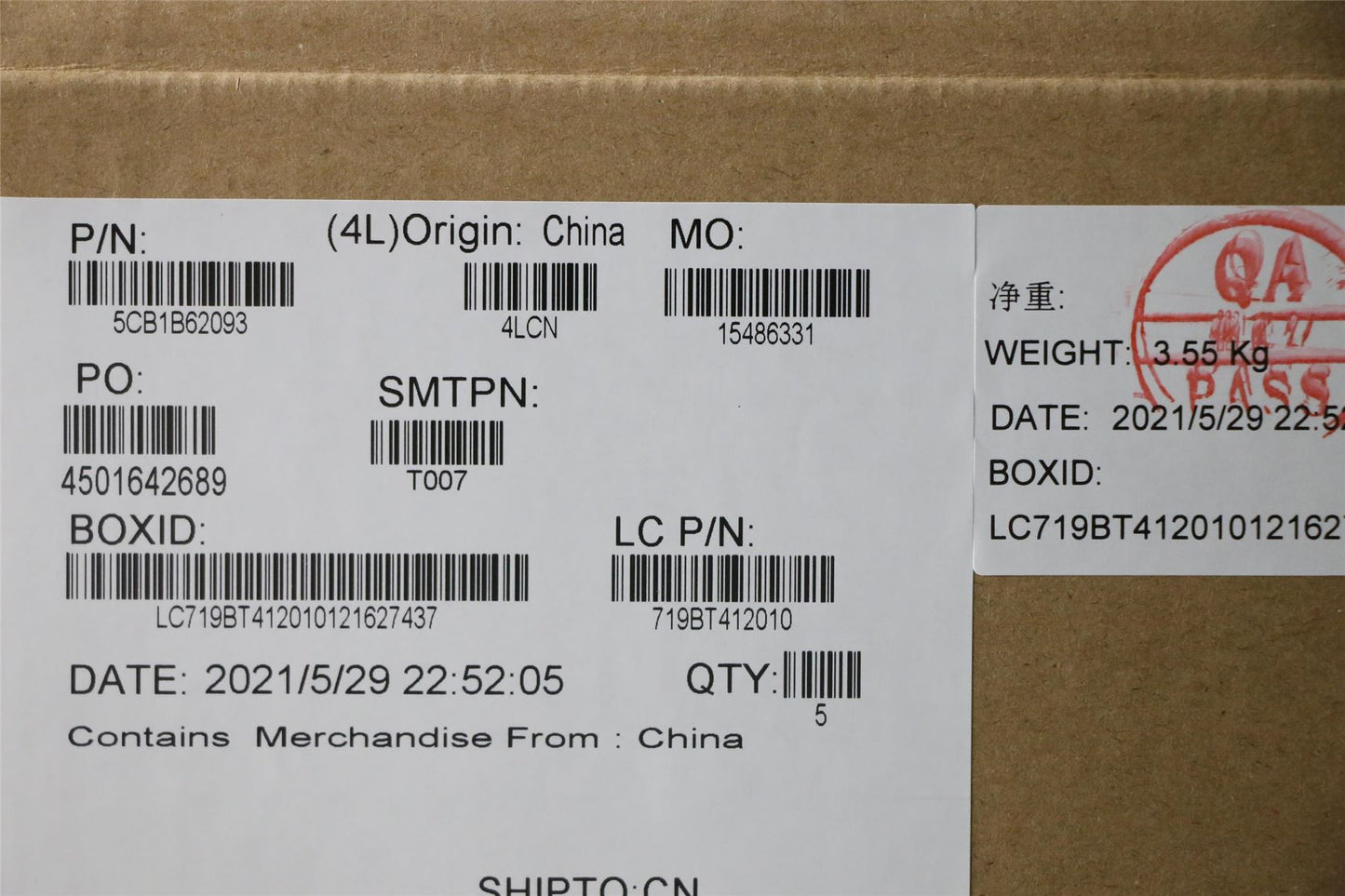 Lenovo Upper Case ASM_THAIL82H8FPABBL 5CB1B62093