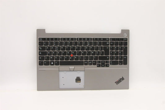 Lenovo ThinkPad E15 Palmrest Cover Keyboard French Grey 5M10V16936