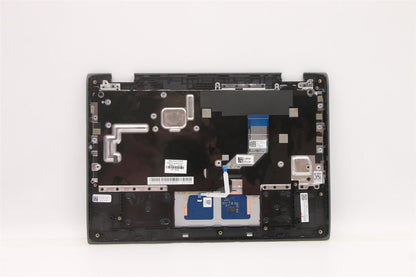 Lenovo Notebook 100e 2nd Keyboard Palmrest Top Cover Ukrainian Black 5CB0T77523