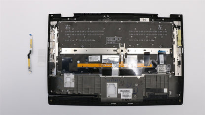 Lenovo Yoga X1 3rd Gen Keyboard Palmrest Top Cover US Europe Black 01LX790