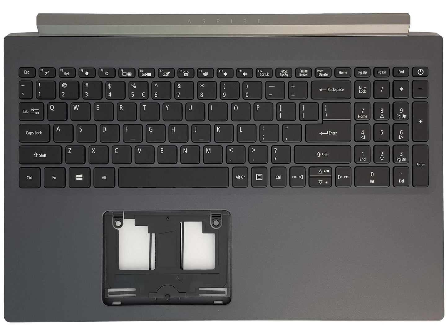 Acer Aspire A715-75G Palmrest Cover Keyboard US International Black 6B.Q99N2.001