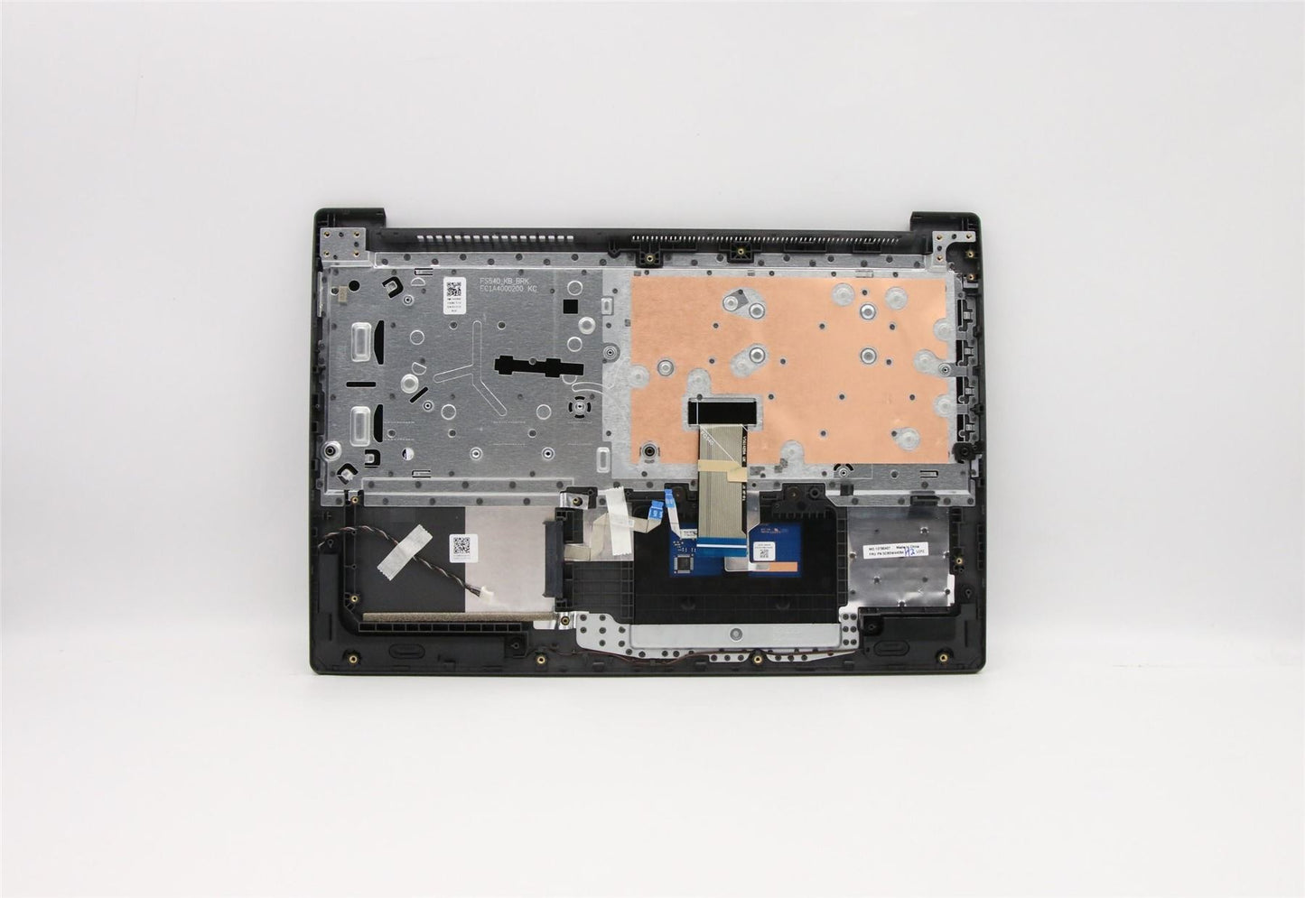 Lenovo V15-IWL Palmrest Touchpad Cover Keyboard Nordic Grey 5CB0W44084