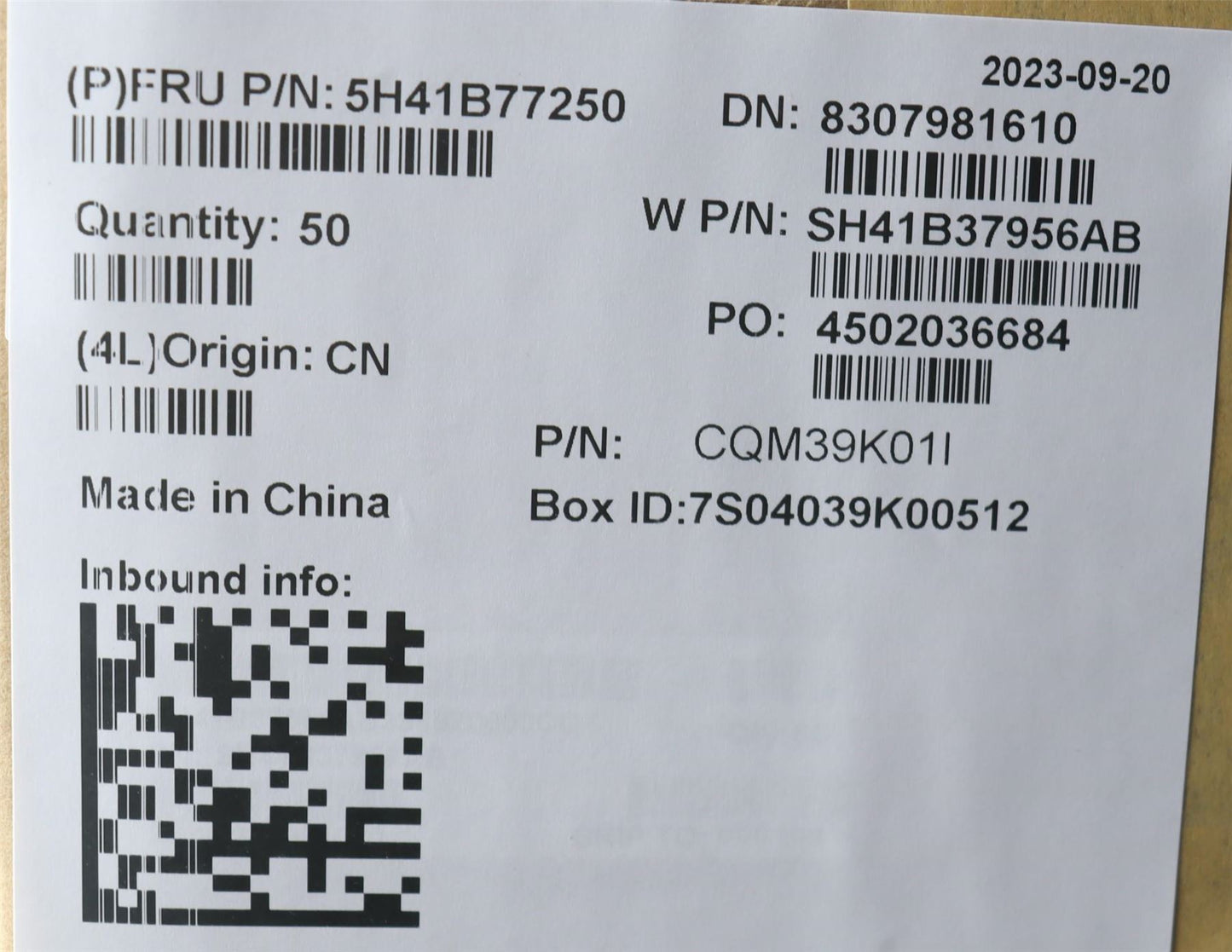 Lenovo 5H41B77250 HEATSINK FRU Golem_ITL_UMA_THM_ASSY_CCI