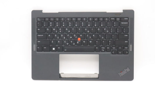 Lenovo ThinkPad X13s Keyboard Palmrest Top Cover Greek Black 5M11J12735