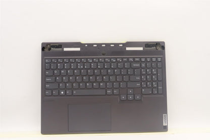 Lenovo S7 16IAH7 Palmrest Cover Touchpad Keyboard US Euro Storm Grey 5CB1J04382