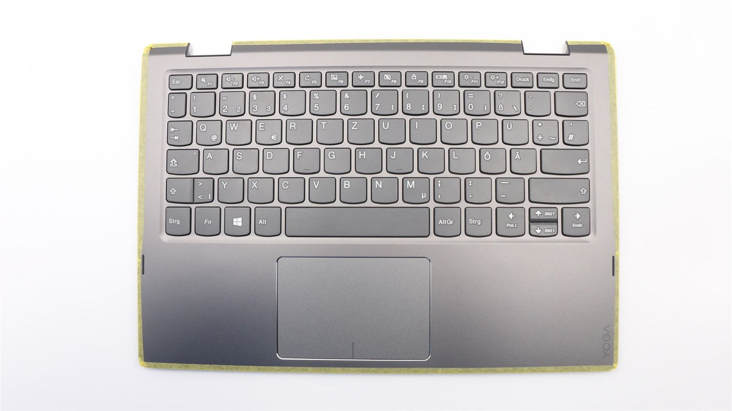 Lenovo Yoga 330-11IGM Palmrest Cover Touchpad Keyboard German Black 5CB0Q81344