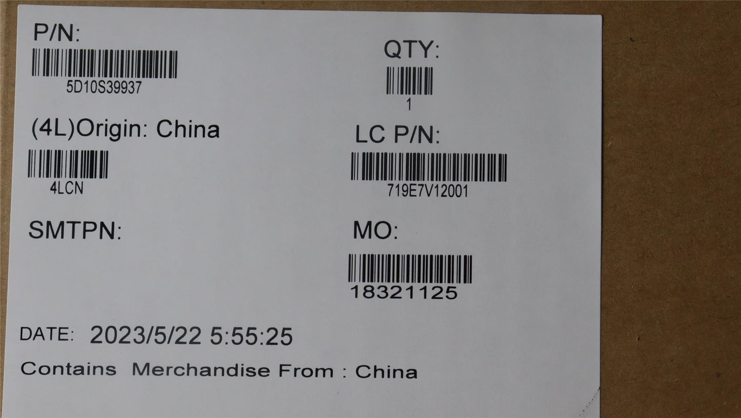 Lenovo LCD MODULE L 82XH 12.2WUXGA MT 5D10S39937