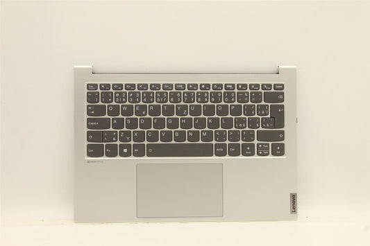 Lenovo IdeaPad 7 14IHU5 Palmrest Cover Touchpad Keyboard Light Silver 5CB1C19287
