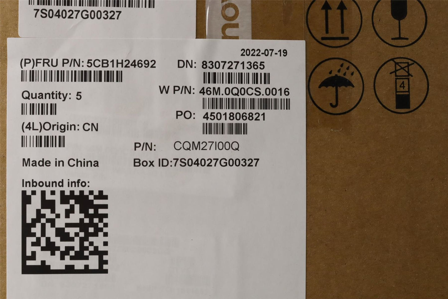 Lenovo ThinkBook 13x G2 IAP Palmrest Cover Touchpad Keyboard Italian 5CB1H24692