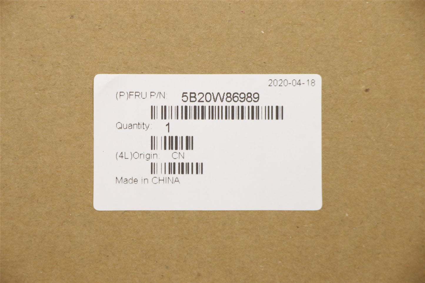 Lenovo 5B20W86989 MB C81VV NOK I71065G7_UMA_4G A