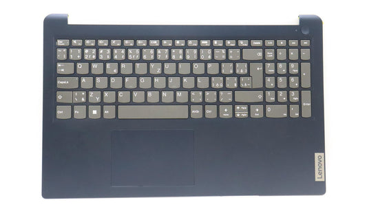 Lenovo IdeaPad 1 15AMN7 Palmrest Cover Touchpad Keyboard Abyss Blue 5CB1J61014