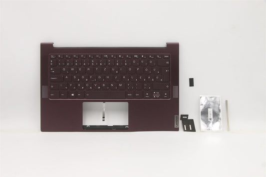 Lenovo IdeaPad 7 14ARE05 Keyboard Palmrest Top Cover Hungarian Orchid 5CB0Z32180