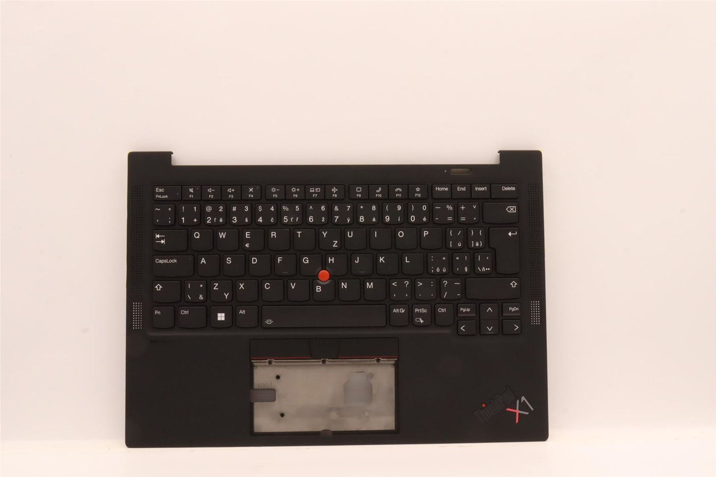 Lenovo Carbon X1 9th Keyboard Palmrest Top Cover German Black 5M11C53233