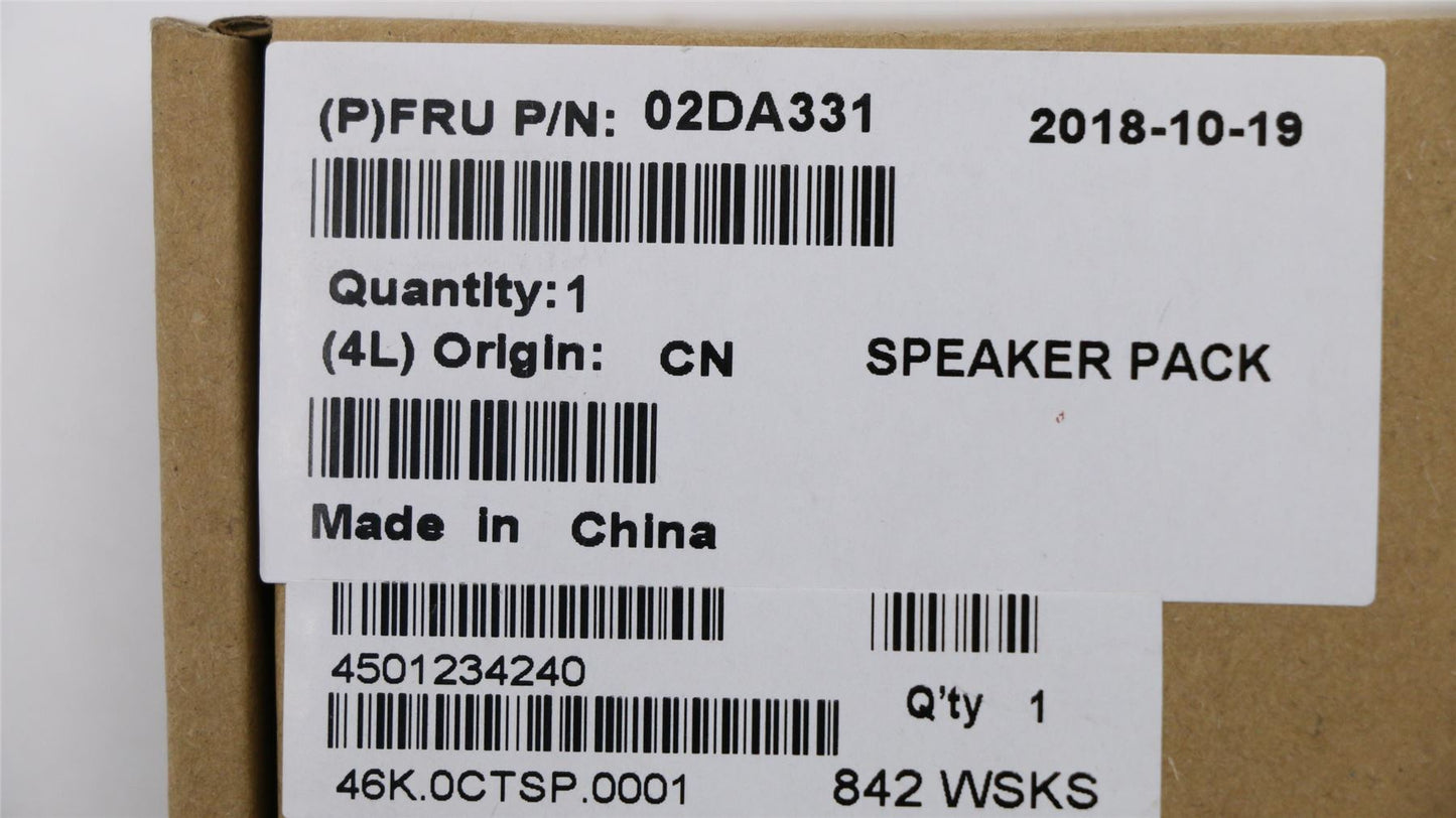 Lenovo ThinkPad L380 L390 Speaker Speakers 02DA331