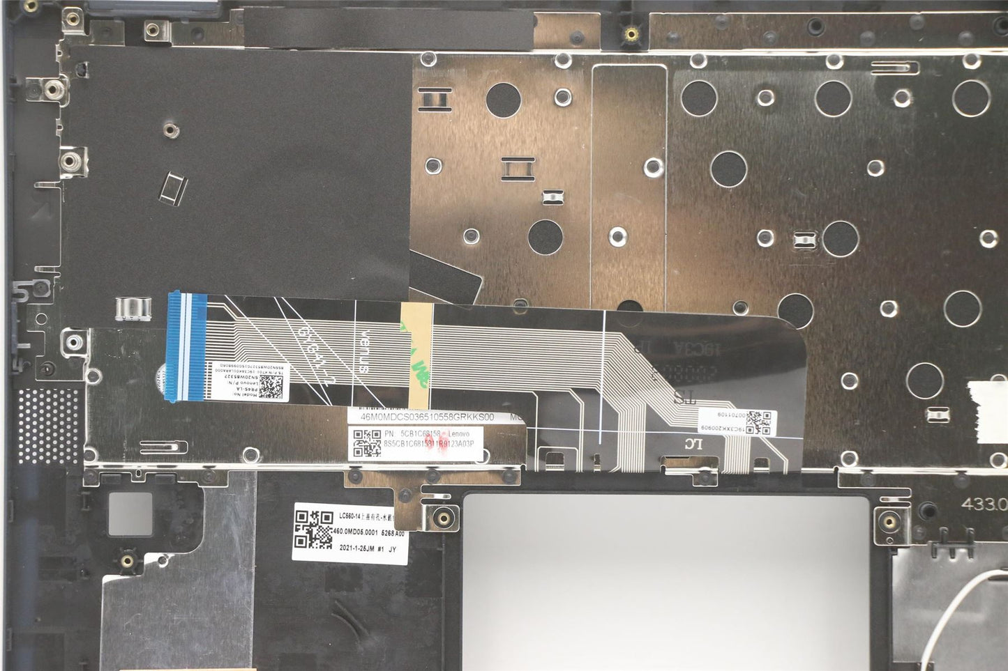 Lenovo Upper Case ASM_LA SPA W82HU FNB AB 5CB1C68158