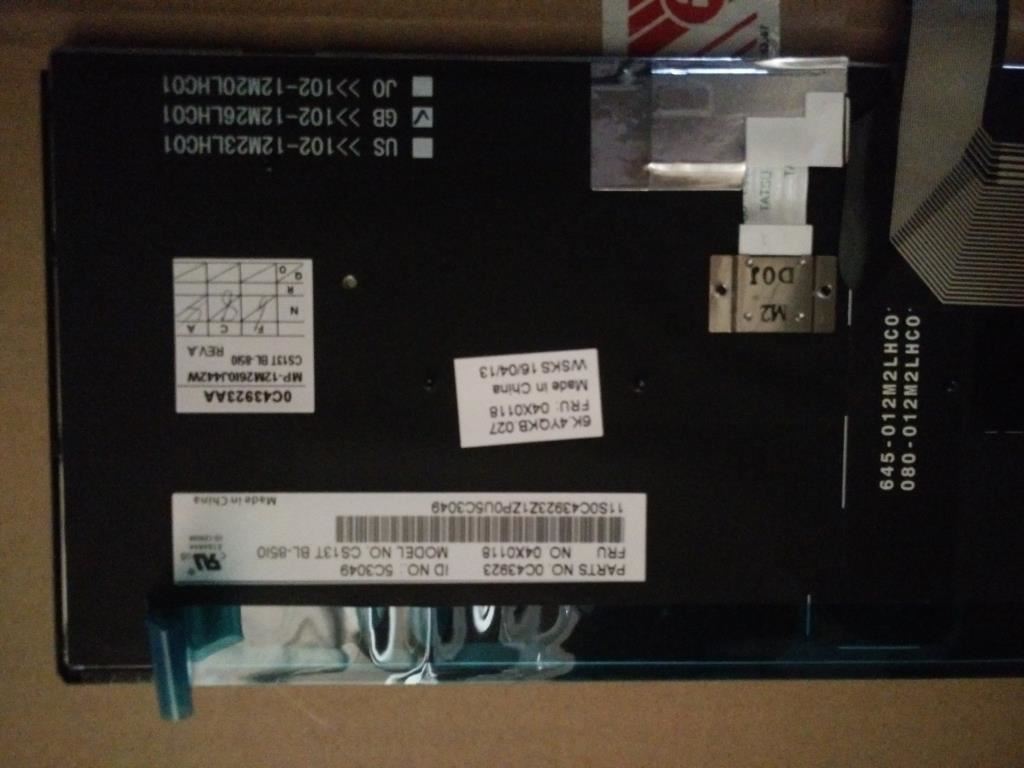 Lenovo ThinkPad T431s T440p T440s T440 T450 T450s T460 Keyboard Itallian 04X0118