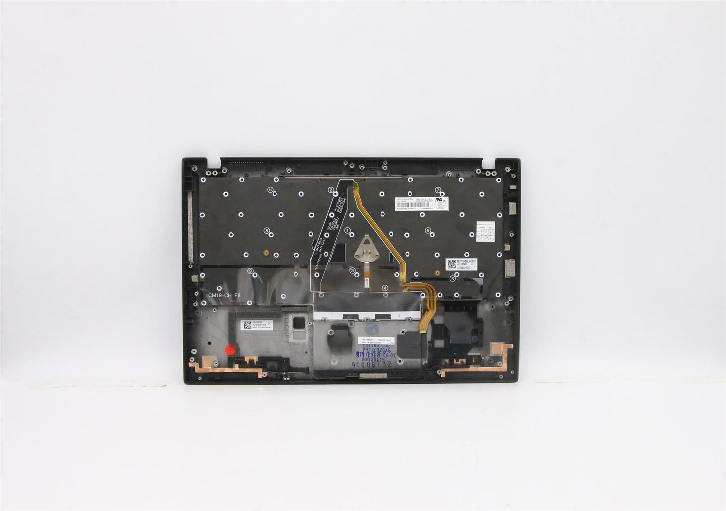 Lenovo ThinkPad X1 8th Gen Keyboard Palmrest Top Cover Norwegian 5M10Z27551