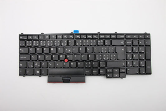 Lenovo ThinkPad P50 P70 Keyboard Czech Black 00PA255