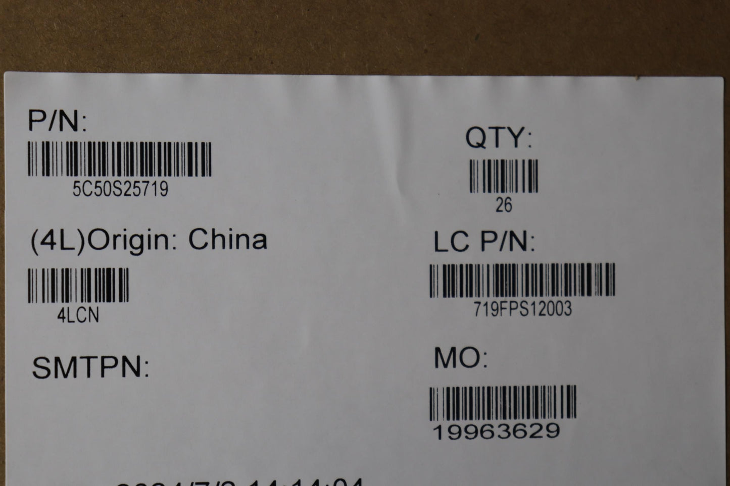 Lenovo CARDPOP L 21N9 LED/B LED Board 5C50S25719