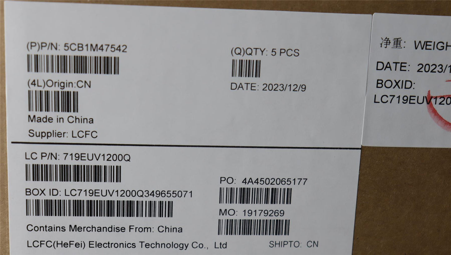 Lenovo COVER Upper Case ASM_FRA L 83EMABFP NBL 5CB1M47542