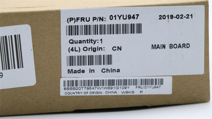 Lenovo 01YU947 BDPLANAR WIN,i7-8750H,N17P-G1,TPM,n-vP