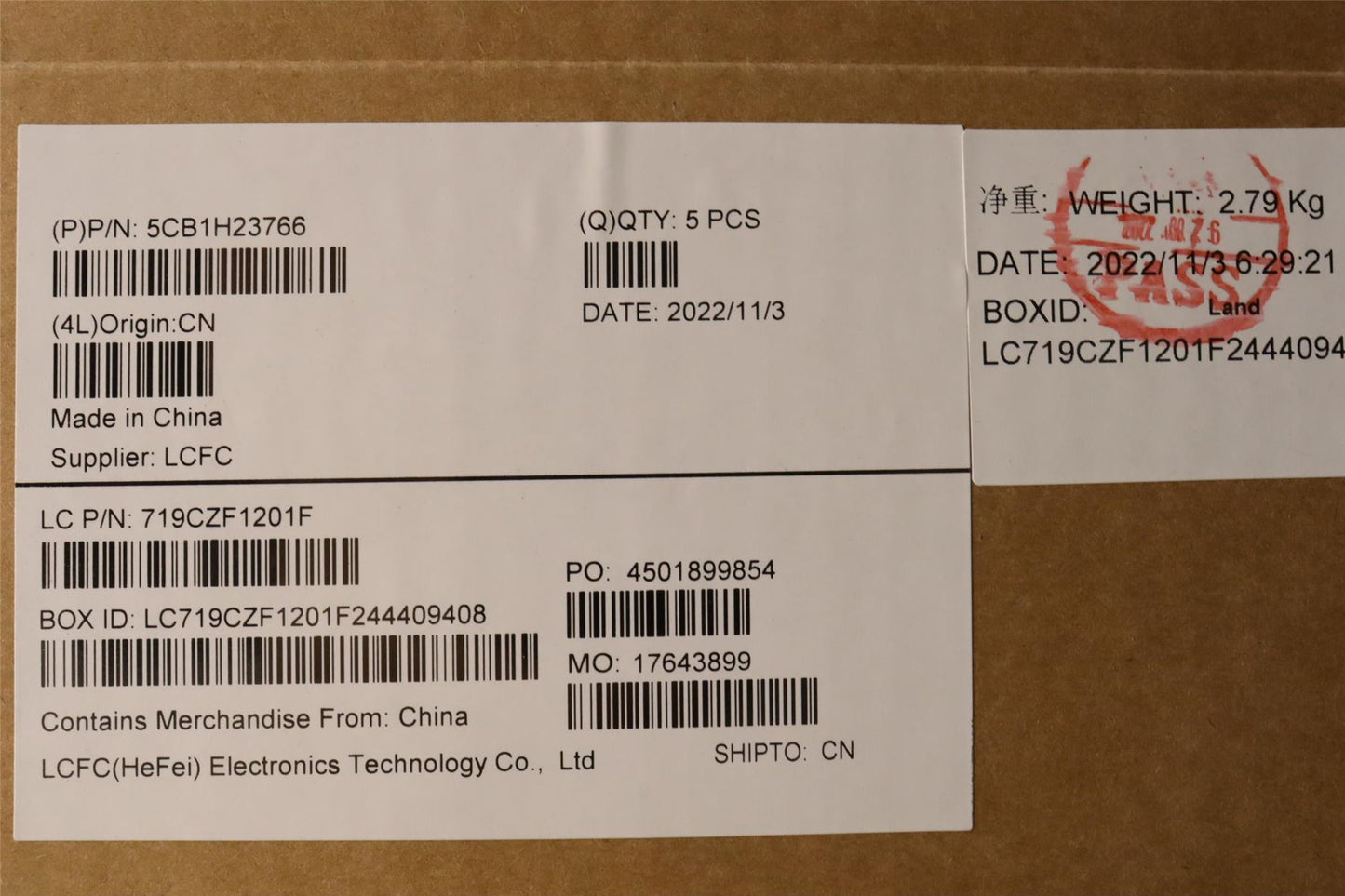 Lenovo Upper Case ASM_THAI L82LU OAT 5CB1H23766