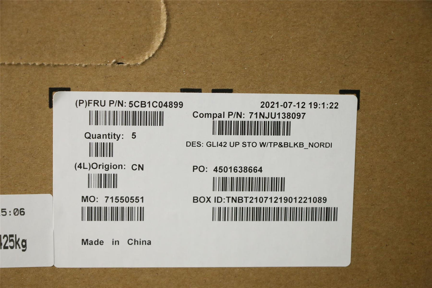Lenovo Pro 5 Pro-14ITL6 5 Pro-14ACN6 Keyboard Palmrest Top Cover 5CB1C04899