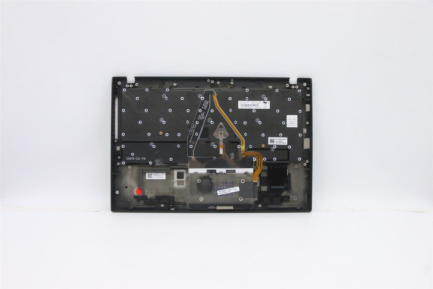 Lenovo ThinkPad X1 8th Gen Keyboard Palmrest Top Cover Korean 5M10Z27475
