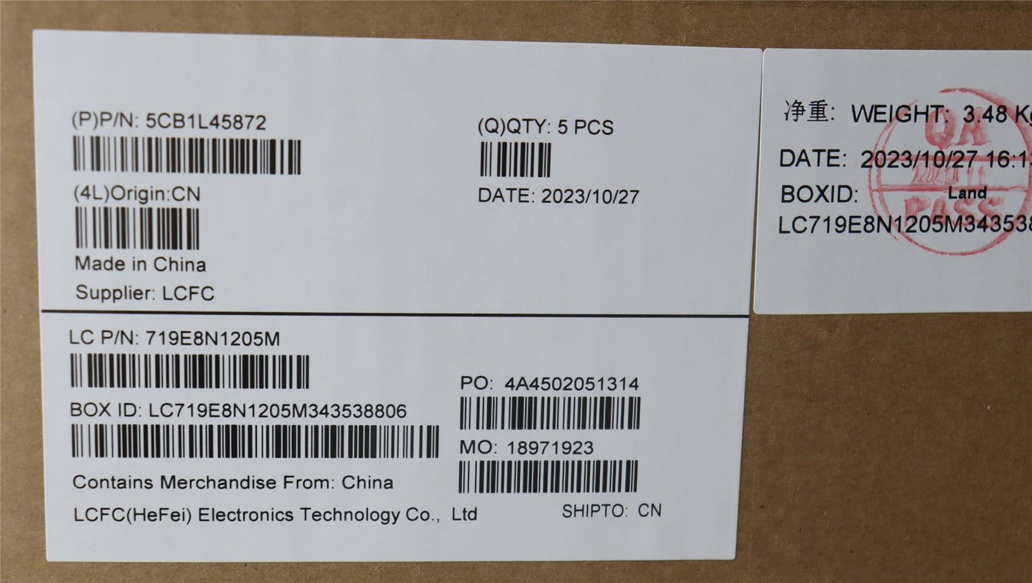 Lenovo Upper Case ASM_BEL L82X7 AGFP BL 5CB1L45872