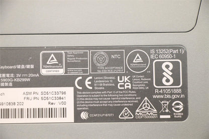 Lenovo Split KBD-Belgium Fren 5D51C33841