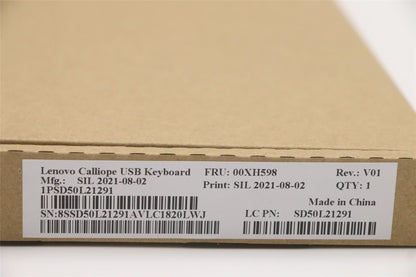 Lenovo Legion Y920T-34IKZ Y720T-34IKH Y520T-25IKL USB Wired Keyboard 00XH598