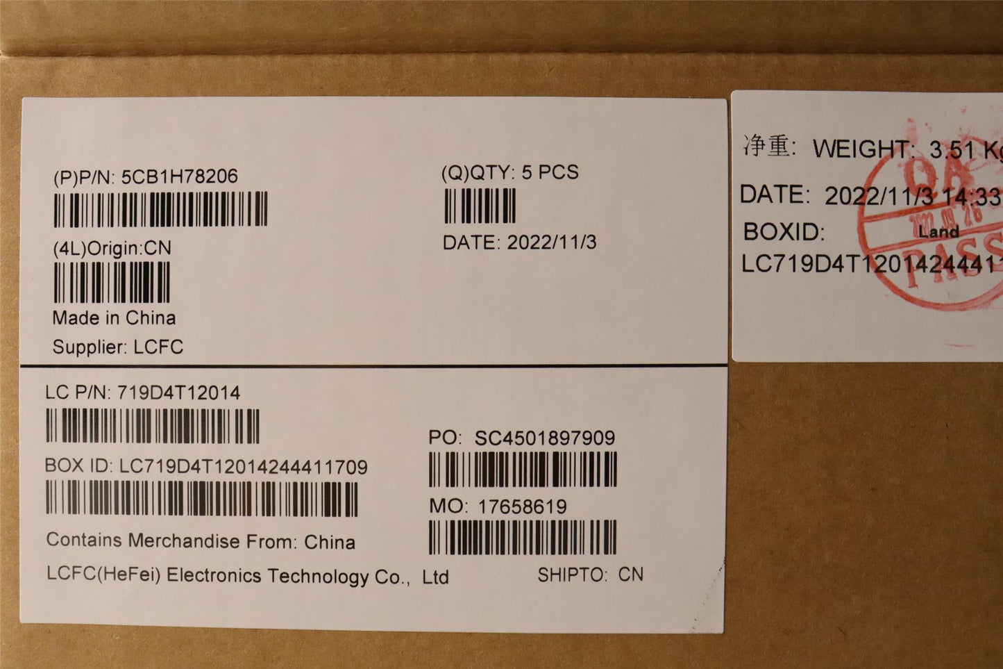 Lenovo Upper Case ASM_FRA L82RK NFP AB BL 5CB1H78206