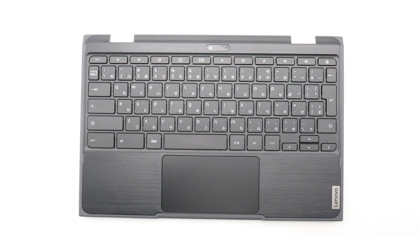 Lenovo Chromebook 300e 2nd Gen Palmrest Cover Touchpad Keyboard Black 5CB1G97600