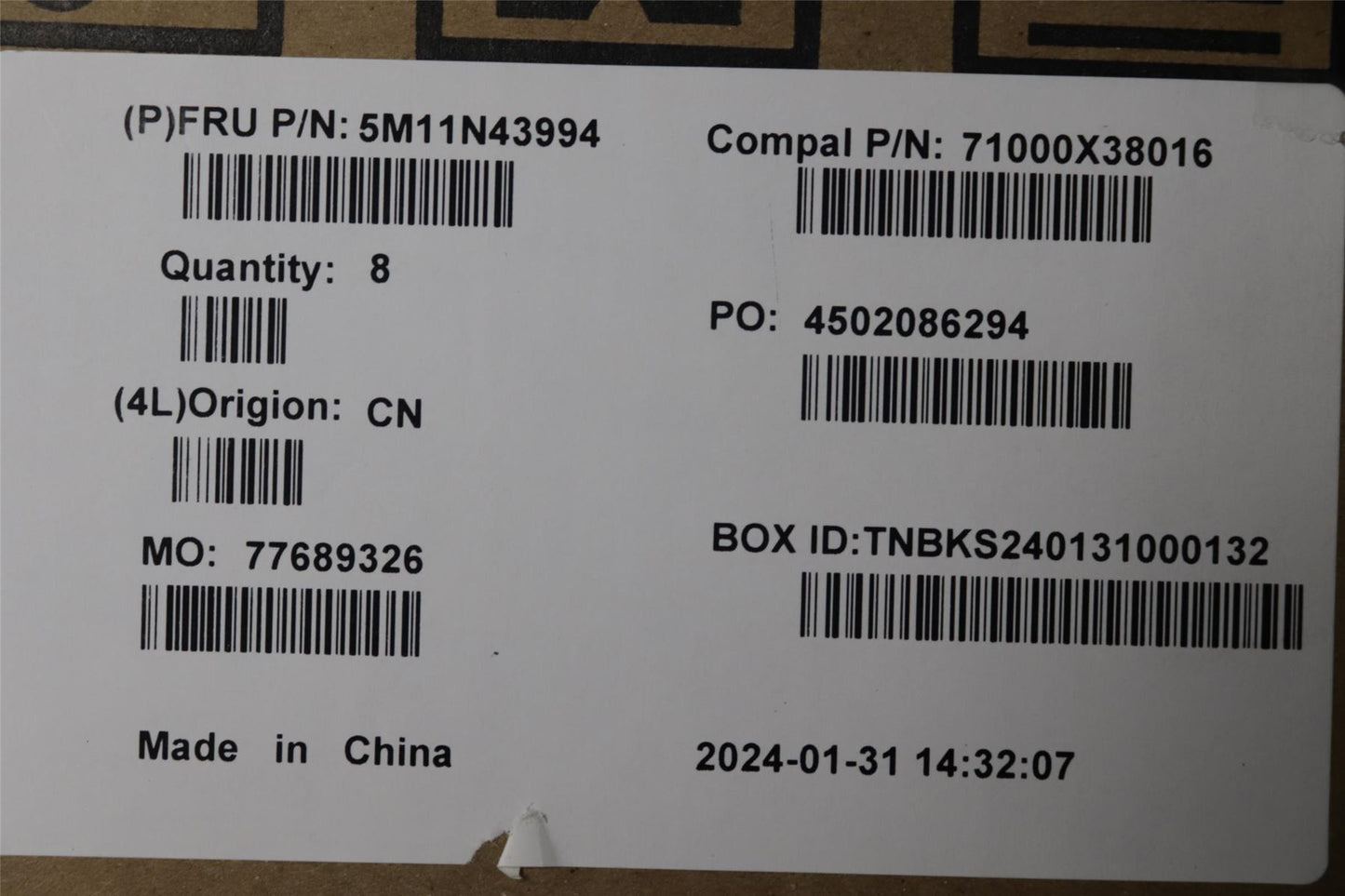 Lenovo MECH_ASM JOC71_REAR_CVR_ASSY_CLOUD_GREY 5M11N43994
