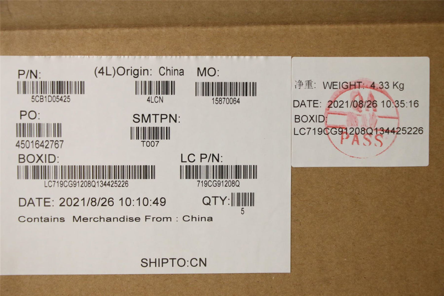 Lenovo Upper Case ASM_FRA L82JD STw/BUWRF 5CB1D05425