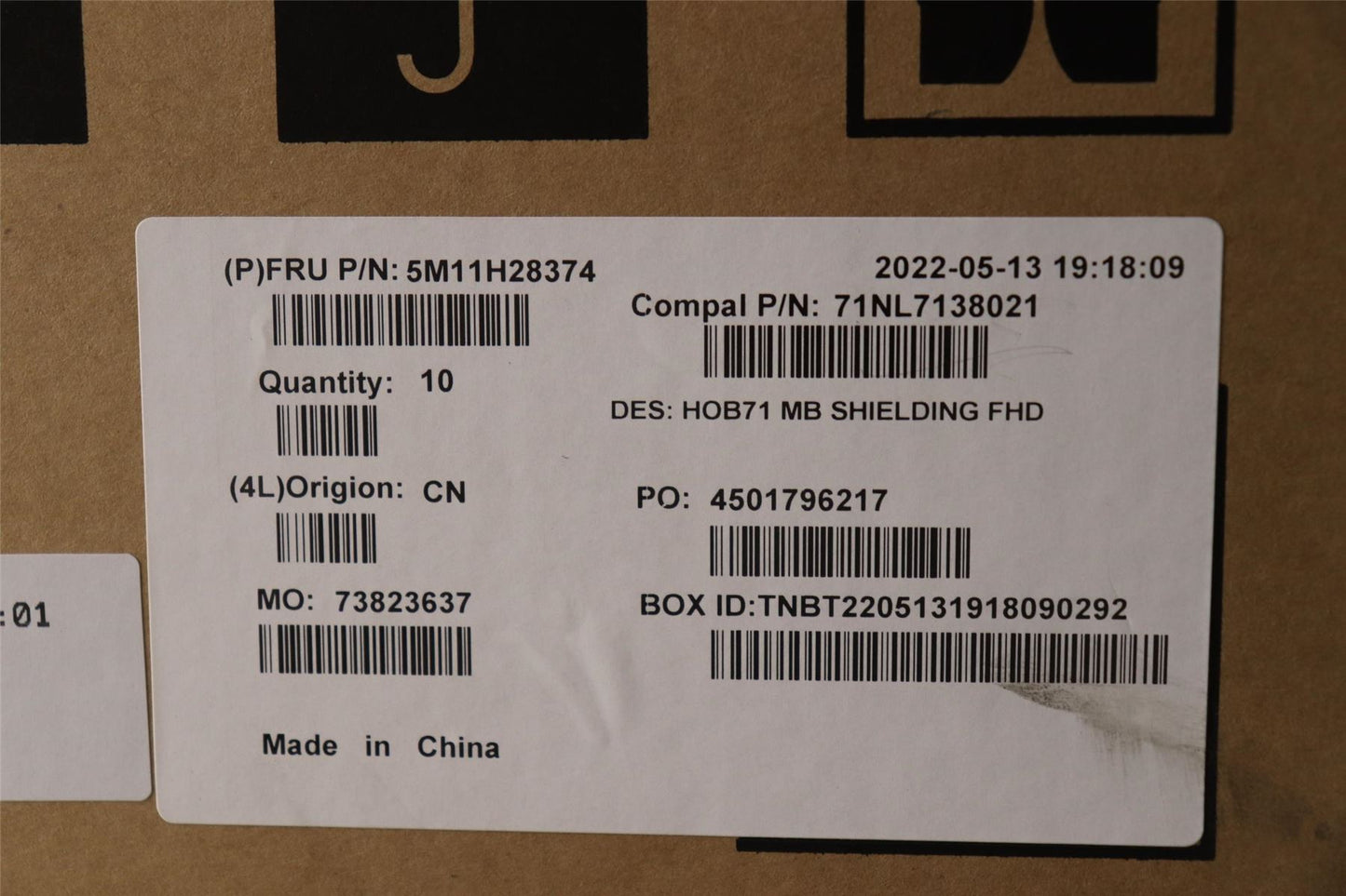 Lenovo MECH_ASM MB_Shielding_A570IAP 5M11H28374