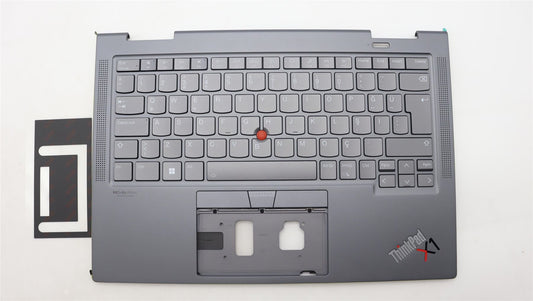 Lenovo ThinkPad X1 7th Gen Keyboard Palmrest Top Cover Turkish 5M11H45784