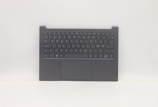 Lenovo Yoga 7 Pro-14IHU5 Keyboard Palmrest Top Cover Norwegian Grey 5CB1C19272