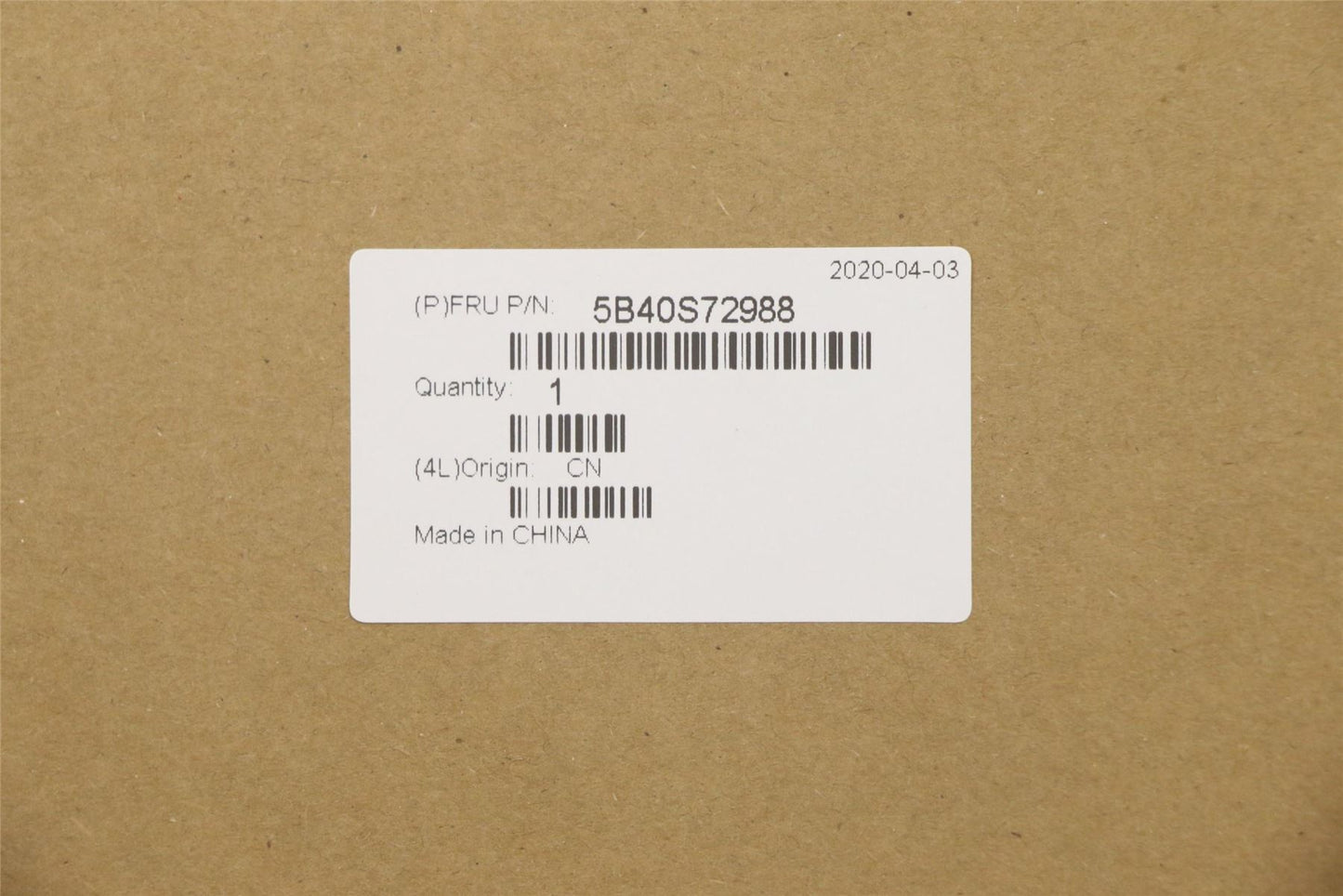 Lenovo FRU Bracket Gordon IO Bracket 5B40S72988
