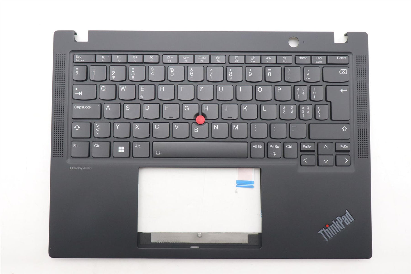 Lenovo ThinkPad X13 Gen 4 Keyboard Palmrest Top Cover Swiss Black 5M11H94561
