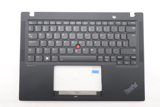 Lenovo ThinkPad X13 Gen 4 Keyboard Palmrest Top Cover Swiss Black 5M11H94561