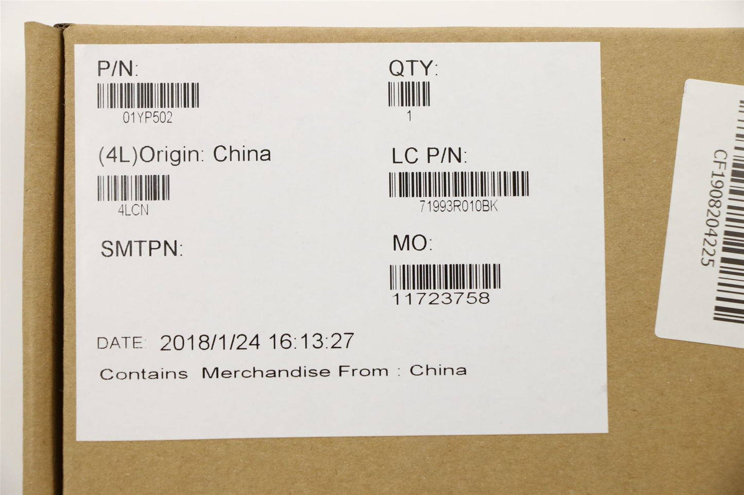 Lenovo ThinkPad T480s L480 L380 L390 L490 E480 E485 T490 E490 Keyboard 01YP502